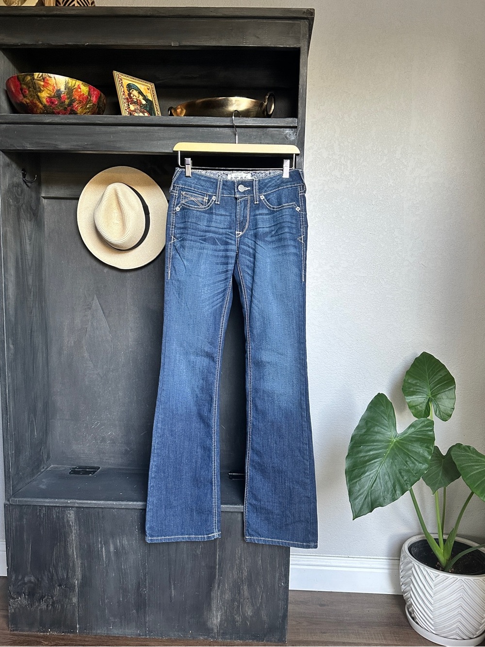 Ariat REAL Denim Womens Bootcut Jeans Size 26 Long